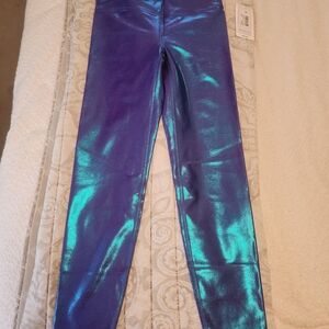 Heroine Sport Metallic Blue Leggings